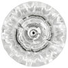 Crystal Palace Knob, 1.25" Diameter, Crysacrylic With Polished Nickel