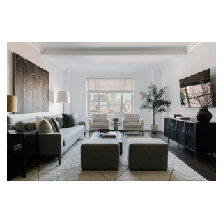 Central Park West - Transitional - Living Room - Miami - by Kate Spiro ...