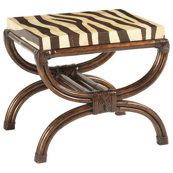 Striped Delight Accent Table