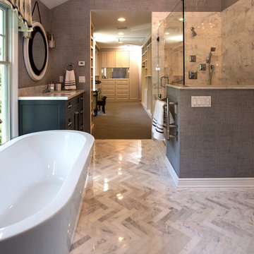 Huntington Bay Bathroom Design by Margali and Flynn
