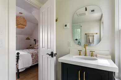 Inspiration for a transitional bathroom remodel in Kansas City