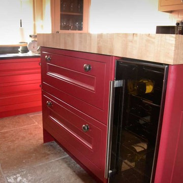 The red kitchen