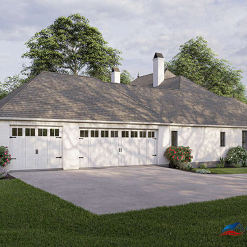 French Country House Plan 4534-00030