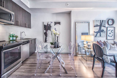 Inspiration for an eclectic living room remodel in Toronto
