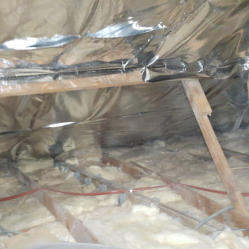 ATTIC INSULATION AND RADIANT BARRIER