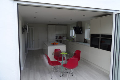 This is an example of a modern home design in Cheshire.