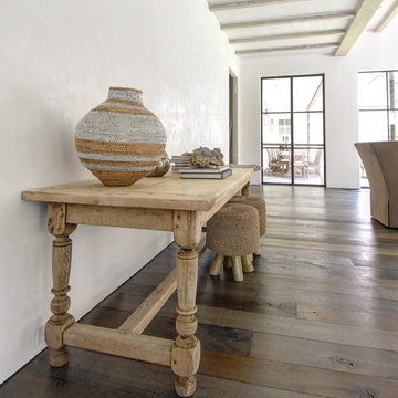 Garmon Rd Venetian Plaster and Lime Washed Beams