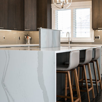 Walnut Kitchen Refacing