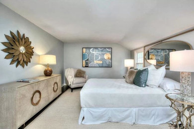 Inspiration for a transitional bedroom remodel in New York