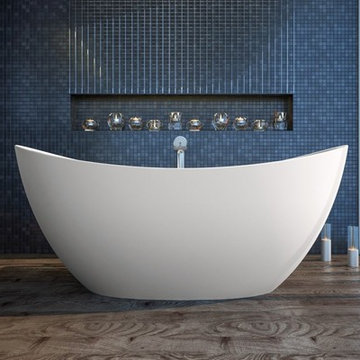 Aquatica Purescape 171 Freestanding Solid Surface Bathtub