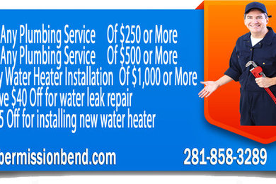 Plumber Mission Bend TX