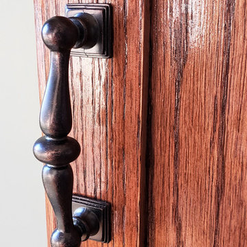 Red Oak Tower Cabinet