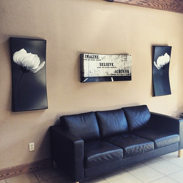 HD Curved Metal Wall Art
