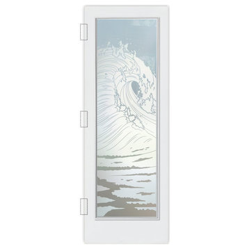 Front Door - Curl - Fiberglass Smooth - 36" x 80" - Book/Slab Door