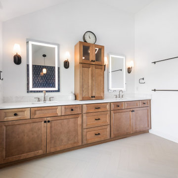 Three-Bathroom Remodel — Geist, Fishers, IN