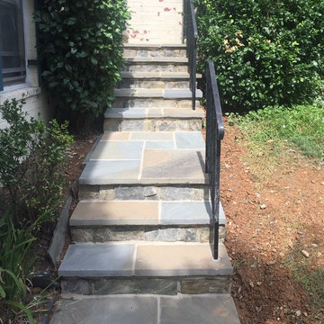 Flagstone Walkway in Washington DC, Cleveland Park