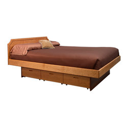 Platform Pedestal Bed - Platform Beds