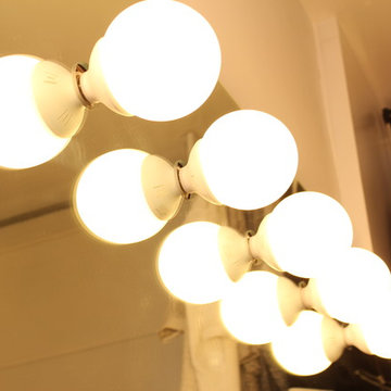 Vanity walk in closet