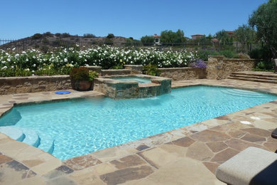 Example of a pool design in Orange County