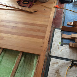 Before and After New Floors being Laid - Products