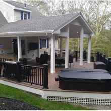 Hot Tub In The Deck