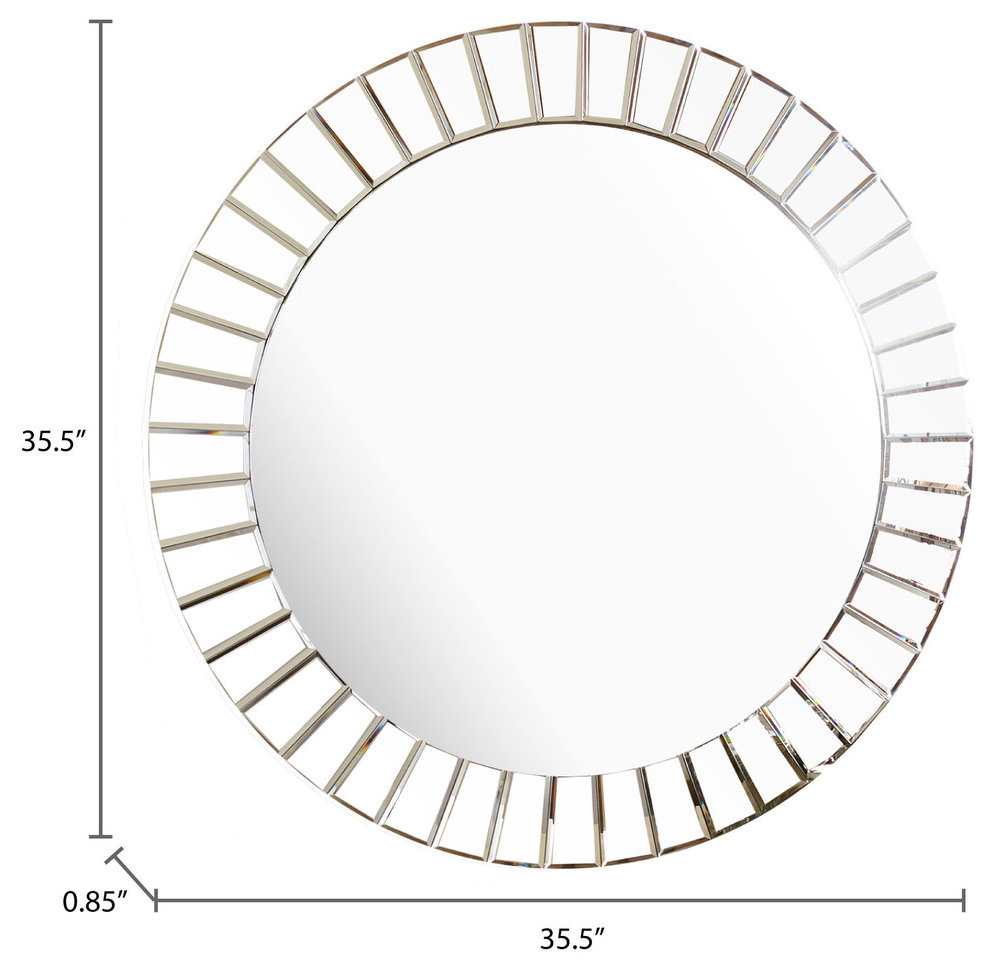 Santorini Round Wall Mirror