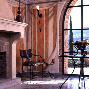 Inspiration for a mediterranean living room in New York.