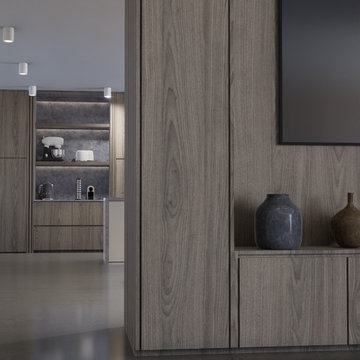 Proyecto  cocina Paz , departamento central park , bosque real // atlantico arqs