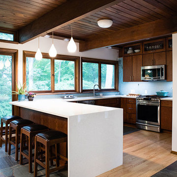 West Lafayette Mid Century Modern Kitchen Remodel