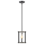 Z-Lite - Z-Lite 472MPR-ABB Kirkland - 7" One Light Mini Pendant - Great for a living room or bedroom, this one-lightKirkland 7" One Ligh Ashen Barnboard *UL Approved: YES Energy Star Qualified: n/a ADA Certified: n/a  *Number of Lights: Lamp: 1-*Wattage:100w Medium Base bulb(s) *Bulb Included:No *Bulb Type:Medium Base *Finish Type:Ashen Barnboard
