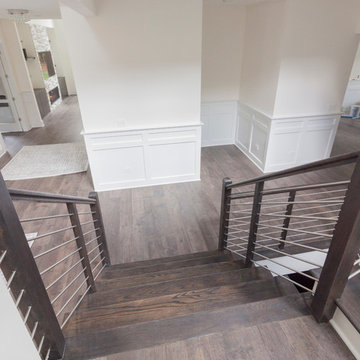 Project #50 | Geometric Staircase with Contrasting Tones