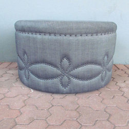 urban grey ottoman - Footstools And Ottomans