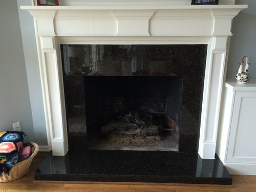 Put Stone Or Tile Over Granite, How To Install Tile Around Gas Fireplace