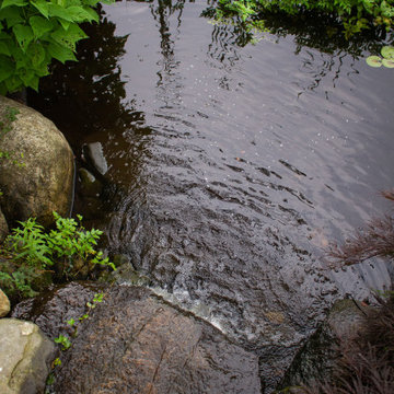 Garden Pond Landscape Design Gilford New Hampshire
