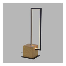 VONN VSST6106 Silva Single Light 17" Tall Integrated LED Column Table Lamp