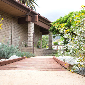Rock Bioswale and Bridge