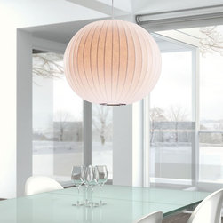 Zuo Geostrophic Ceiling Lamp White - SKU: 50178 - Pendant Lighting