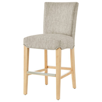 Milton Fabric Counter Stool, Pasadena Beige