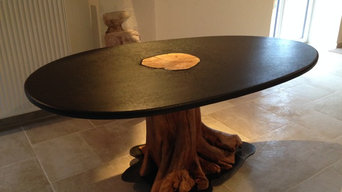 Table bois/granit