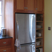 semi built in fridge