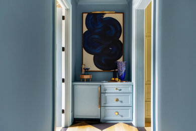 Inspiration for a mediterranean home design remodel in Raleigh