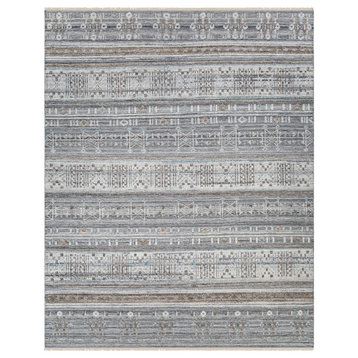 Pompei PPI-2305 Gray Hand Knotted 9' x 12' Rug
