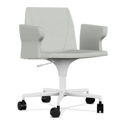 Plate 50 Office Chair with Arms by Kristalia - Office Chairs