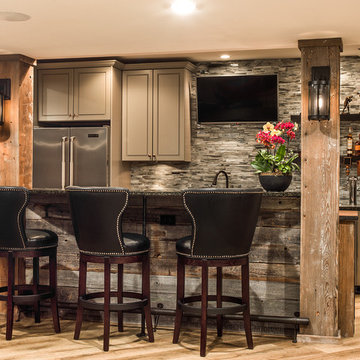 Basement Design + Build - Bar