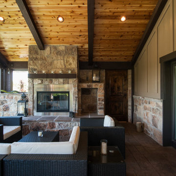 Refined Rustic Outside Living, Adddition, & Basement