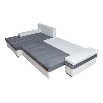 European sectional sleeper sofa CESARE
