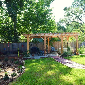 Eclectic Art Garden - Light and Dark