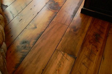 Photo Gallery of several reclaimed flooring projects