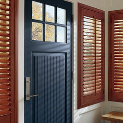 Hunter Douglas Shutters - Front Doors