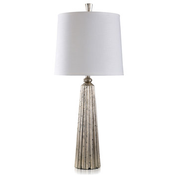 StyleCraft Dann Foley Polyresin Table Lamp With Black Pearl Finish DFL331324DS